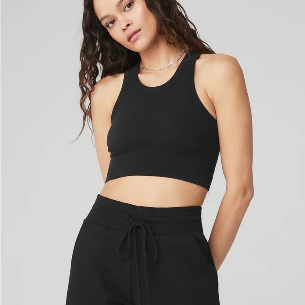 ALO Yoga Black Crop Top